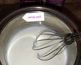 A picture of step 2 of Rose Mahalabiya.