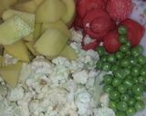 A picture of step 1 of Mix veg.