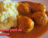Foto del paso 13 de la receta: Albóndigas con garbanzos o puré de patatas