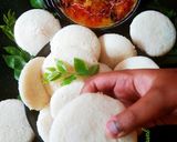 चावल दाल पोहा की इडली और सांबर (chawal dal poha ki Idli aur sambar recipe in Hindi) रेसिपी चरण 10 फोटो