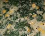 A picture of step 6 of Spinach Corn Sandwich.