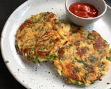 A picture of step 4 of Potato & Parsley Pancakes.