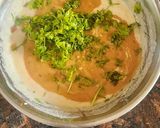 A picture of step 4 of Soybean chunks dosa.