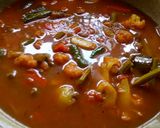 ফুলকপি সজনে ডাঁটা দিয়ে নিরামিষ ঝোল(phulkopi sojne danta diye niramish jhol recipe in bengali) রেসিপি ধাপ - 4 ছবি