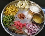 A picture of step 1 of Veggi Yakhni Pulao.