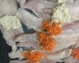 Foto del paso 5 de la receta: FILET DE MERLUZA🐠🐟(relleno al horno)🐠🐟
