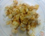 A picture of step 5 of Methi matar paneer.