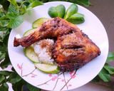 Hình bước làm 3 của món Cơm gà nướng
