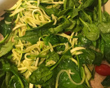 Foto del paso 1 de la receta: Pasta de zuquini con espinaca y pollo a la plancha
