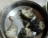 A picture of step 1 of Custard apple milkshake.