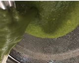 A picture of step 3 of Spicy pani puri green water.