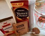 A picture of step 1 of Iced Coffee Jelly Milk Tea.