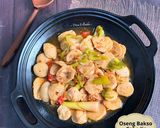 Foto langkah ke 4 dari resep Oseng Bakso Cabe Ijo.