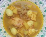 Foto langkah ke 4 dari resep Gulai Encer Campur (ayam,tetelan,telur puyuh dan tahu).