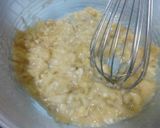 A picture of step 1 of Nutty Cocoa Banana Muffins.