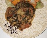 A picture of step 3 of Diced yam with veggies.
