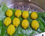 Foto langkah ke 6 dari resep Cenil Ubi Ungu & Cilembu Isi Keju.