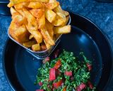 A picture of step 5 of Not Basic Fries.