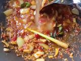 Kerang hijau saus Padang