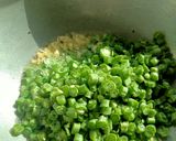 A picture of step 2 of French Beans ki sabzi (fansi dhokli nu shaak).