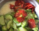 Foto del paso 2 de la receta: Tortilla de zucchinis y longaniza