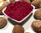 Foto del passaggio 3 della ricetta Hummus di barbabietola rossa