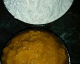A picture of step 1 of Pumpkin Ginger NutMuffins.