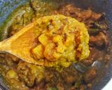 A picture of step 4 of Prawn & Potato Curry Wrap.