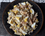 Foto del paso 5 de la receta: Ensalada de pasta tricolor