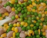 A picture of step 1 of Corn Vegetable Pulao.