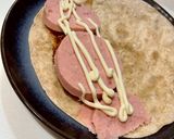 Φωτογραφία βήματος 6 της συνταγής Σαγανάκι με Τυρί του τοστ πανέ σε τορτίγια