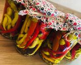 Ecetes kosszarvú paprika savanyúság recept fázis 4 fotója