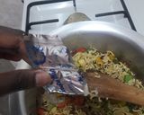 A picture of step 5 of Indomie Pizza.