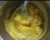 A picture of step 2 of Schezwan cheesy khandvi.