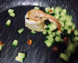 รูปขั้นตอนการทำที่ 1 ของ ข้าวผัดสาหร่ายสีม่วง紫菜炒饭
