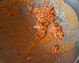 A picture of step 4 of Shredded Beef in Guajillo Chile Sauce.