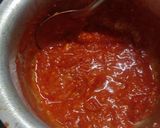 A picture of step 7 of Palak paneer parathapizza.