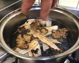 A picture of step 3 of Shaoxing Drunken Shrimp (Wild Sword Shrimp from Penghu).