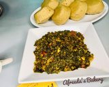 A picture of step 11 of Alkubus and Vegetable soup.