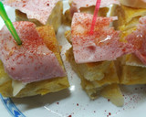 Foto del paso 5 de la receta: Pincho de tortilla y lacón asado