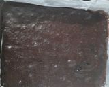 A picture of step 2 of Dark chocolate swissroll.