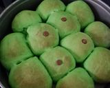 Foto langkah ke 14 dari resep Roti Sobek Pandan tanpa ulen tanpa mixer.