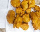 A picture of step 3 of Chicken pakory.