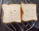A picture of step 6 of Schzewan vegetable sandwich.