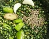 A picture of step 2 of Moog Gajar Appe(Whole Green Moong Carrot Appe).