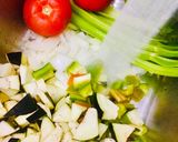 Foto del paso 1 de la receta: CAPONATA SICILIANA 🧄🧅🫑🍆🍅🍆