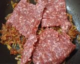 عکس مرحله 3 از دستور عدس پلو با سس گوشت
