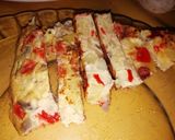 Foto del paso 5 de la receta: Tortilla de patatas con pimiento rojo y cebolla morada al micro!