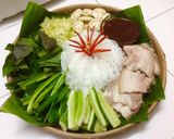 Hình bước làm 4 của món Bún thịt luộc chấm mắm tôm chà