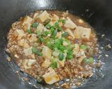A picture of step 5 of Chinese Mapo Tofu (Sichuan Cuisine).